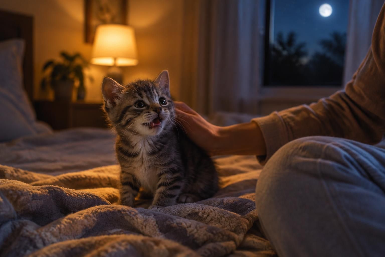 découvrez pourquoi votre chaton miaule la nuit et adoptez des gestes simples pour le rassurer, le calmer et retrouver des nuits paisibles.